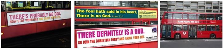 Bus adverts