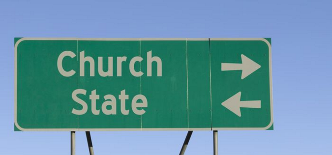 The separation of church and state